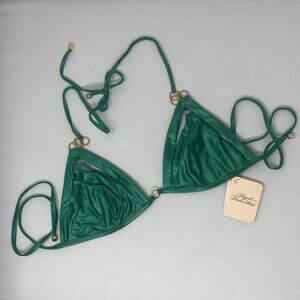 Agent Provocateur Cassandra Green Bikini Top AP3 Medium NWT